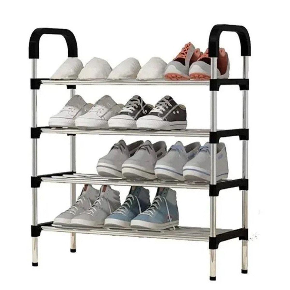 Полиця для взуття New shoe rack RD-9003 на 4 секції універсальна Полиця для взуття New shoe rack RD-9003 на 4 секції універсальна