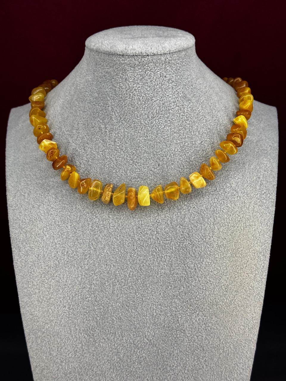 Бусы из янтаря лечебные 46 см (н-888)