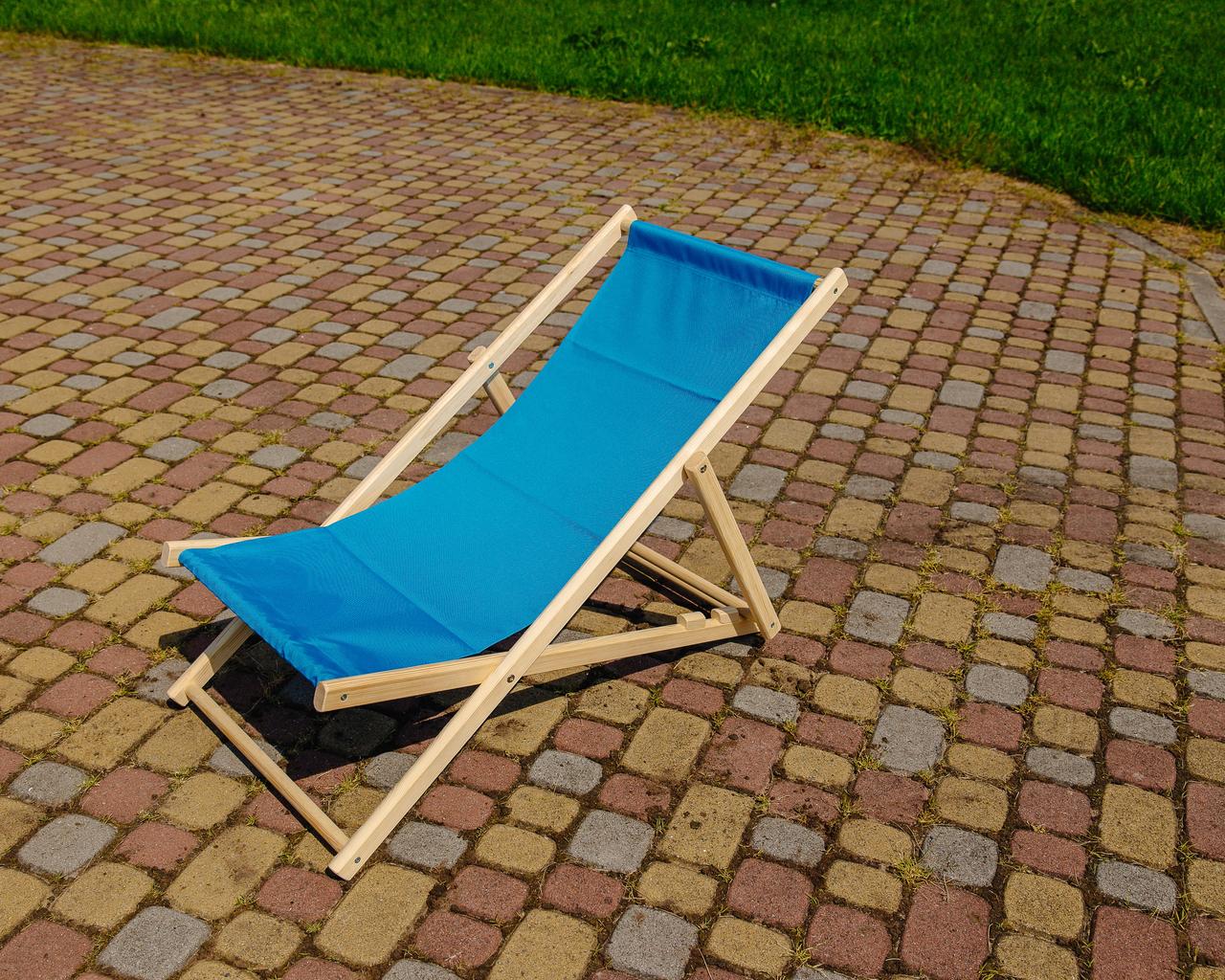 Шезлонг для дачи тканевый XRmaster Голубой (0001495) Шезлонг для дачи тканевый XRmaster Голубой (0001495)