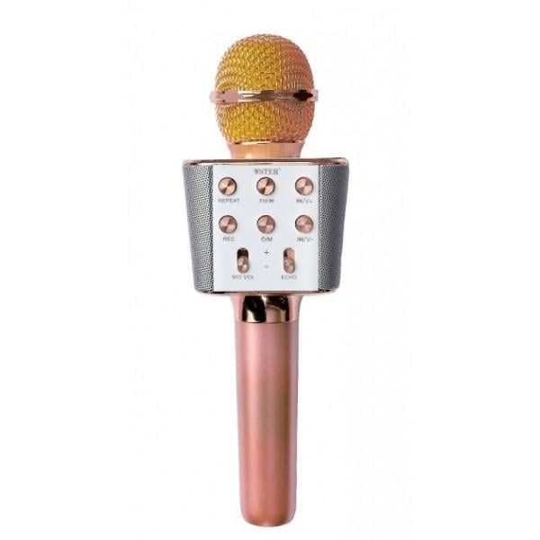 Беспроводной портативный Bluetooth микрофон для караоке UNi WSTER WS-1688 Rose (4737639)
