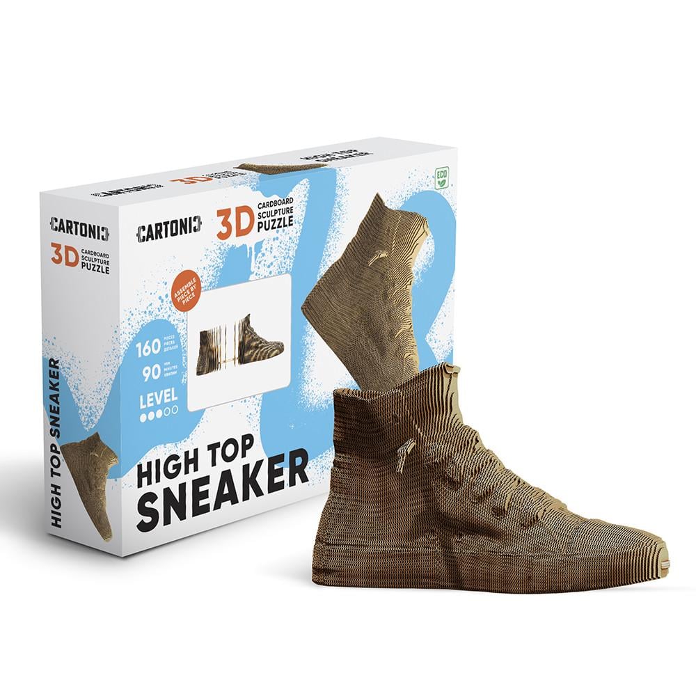 Пазл-конструктор 3D картонный Cartonic 3D Puzzle High top sneaker Кроссовок сникерс (33394542)