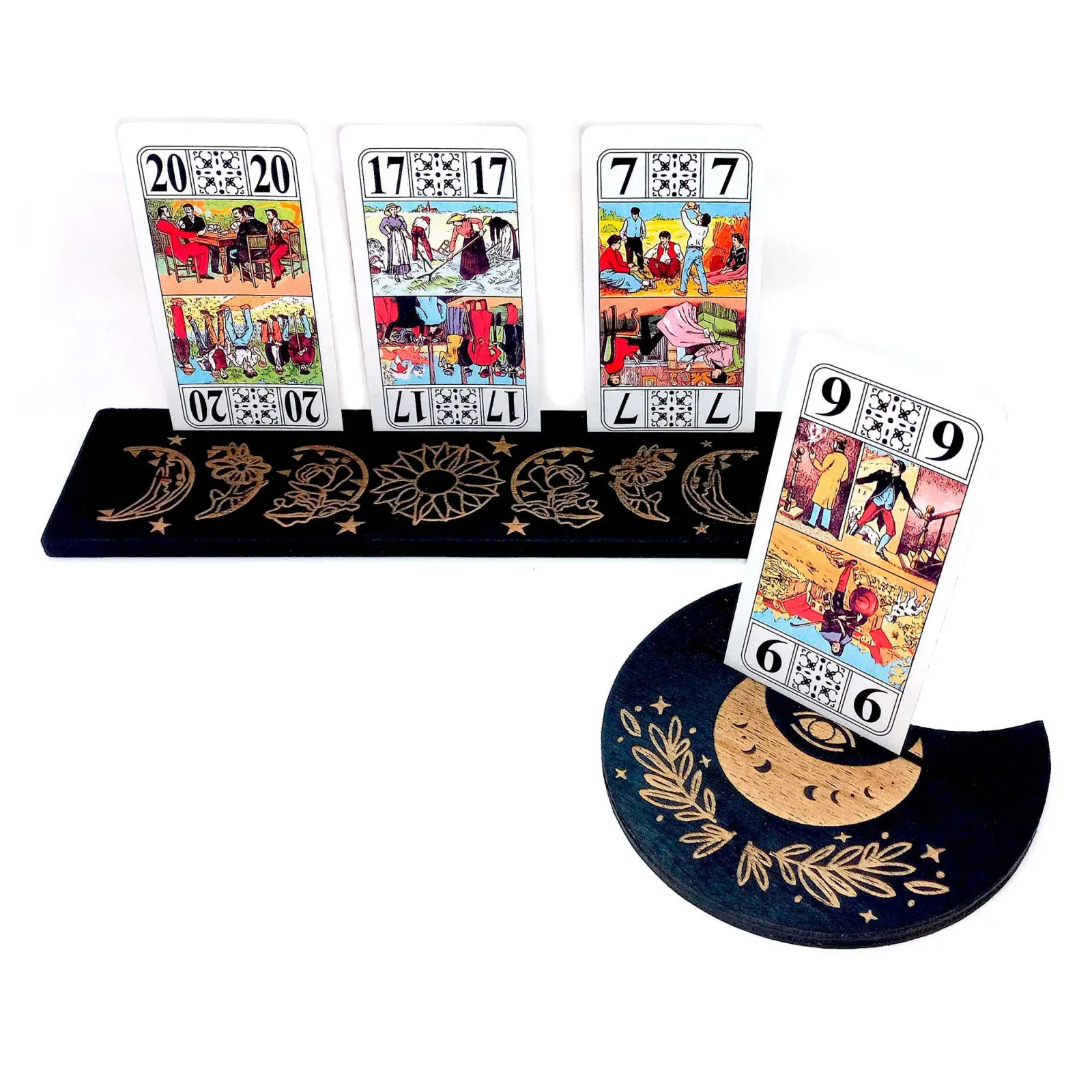 Подставки под карты Таро набор цветов 2 шт. Черный (34599)