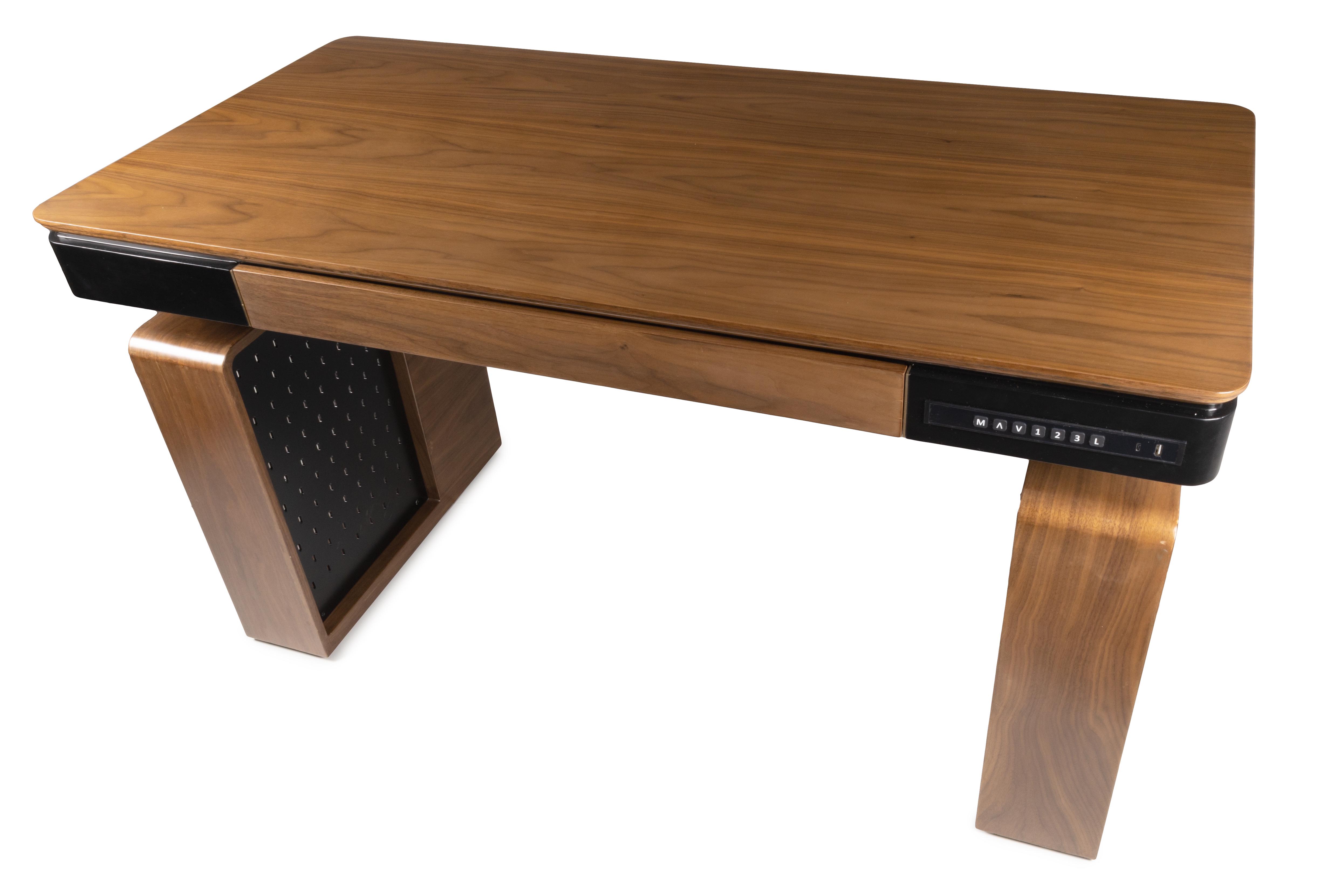 Регульований стіл кабінет Barsky Lux 2 motors 1400x700 мм Wood (LT-01) - фото 6