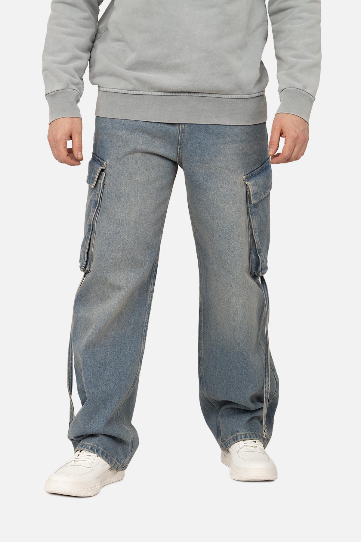 Джинсы мужские Baggy ЦБ-00270112 W31 Голубой (SKT001045483)