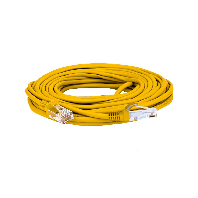 Патч-корд Lesko UTP Cablexpert (PP12-5M/Y) Yellow литий 5 m