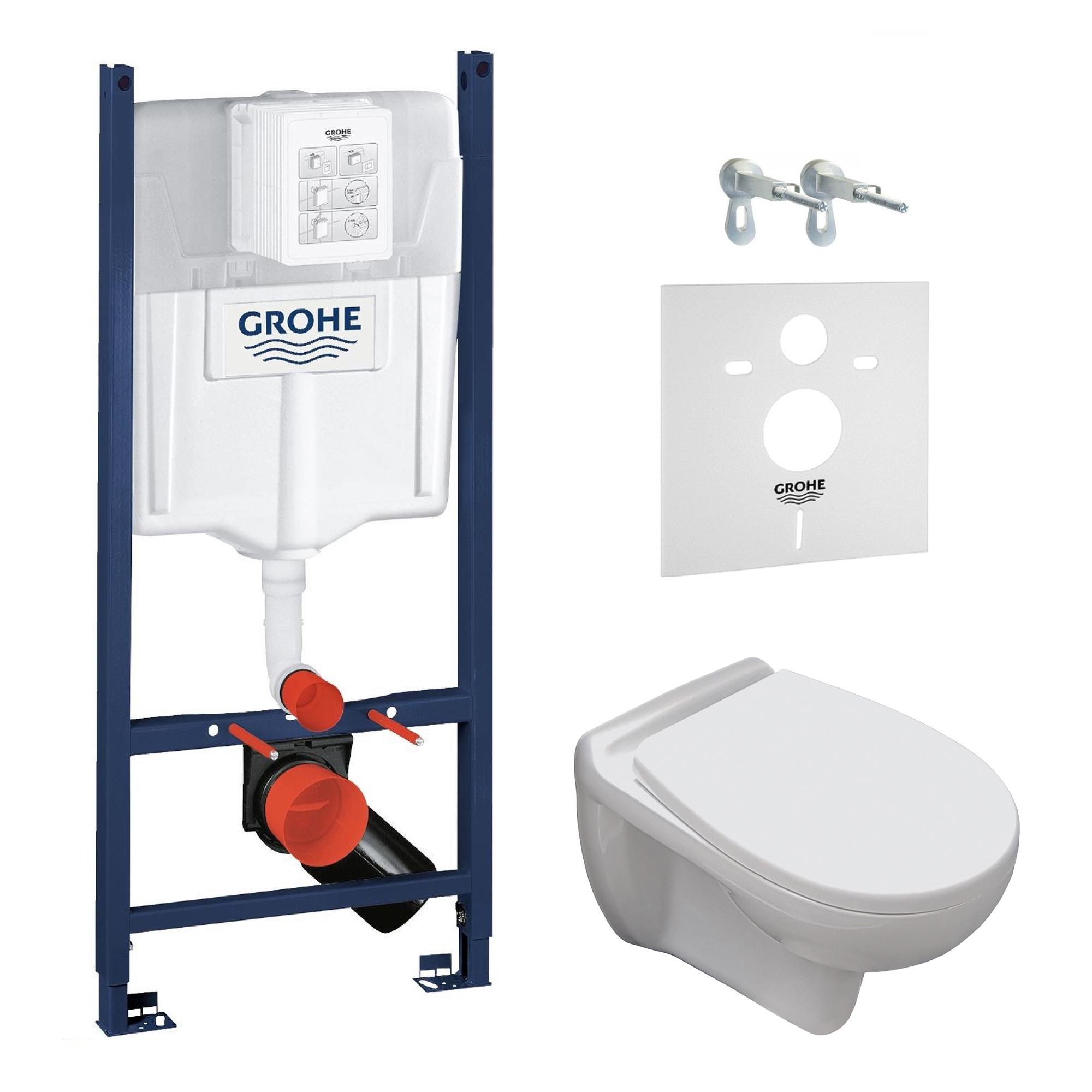 Комплект инсталляции Grohe Rapid SL 13-52-222+3884000G с унитазом (99301)
