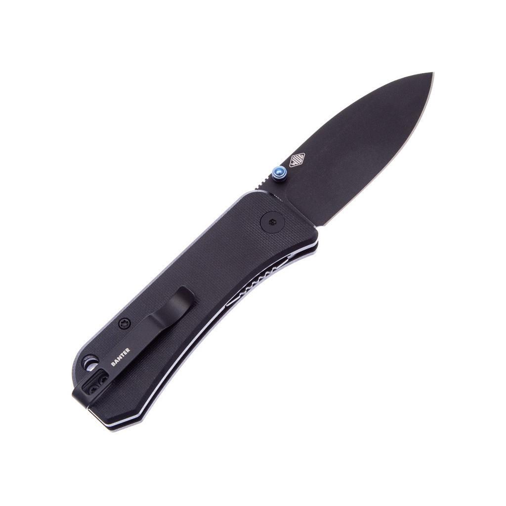 Ніж складаний мисливський Weknife Banter Blackwash Black G10 (m374807) - фото 2