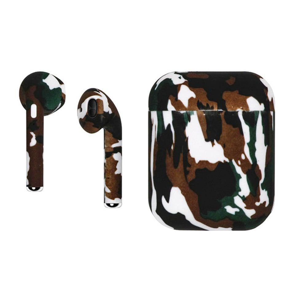 Наушники V5.0 MYKO I9S TWS Bluetooth беспроводные с кейсом Khaki