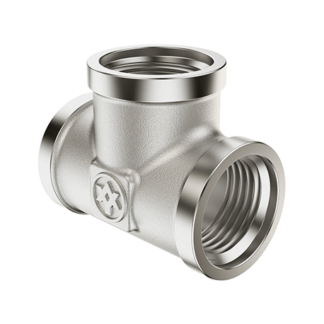 Тройник никелированный Miraya ВОВ 1/2” (TU-14882)