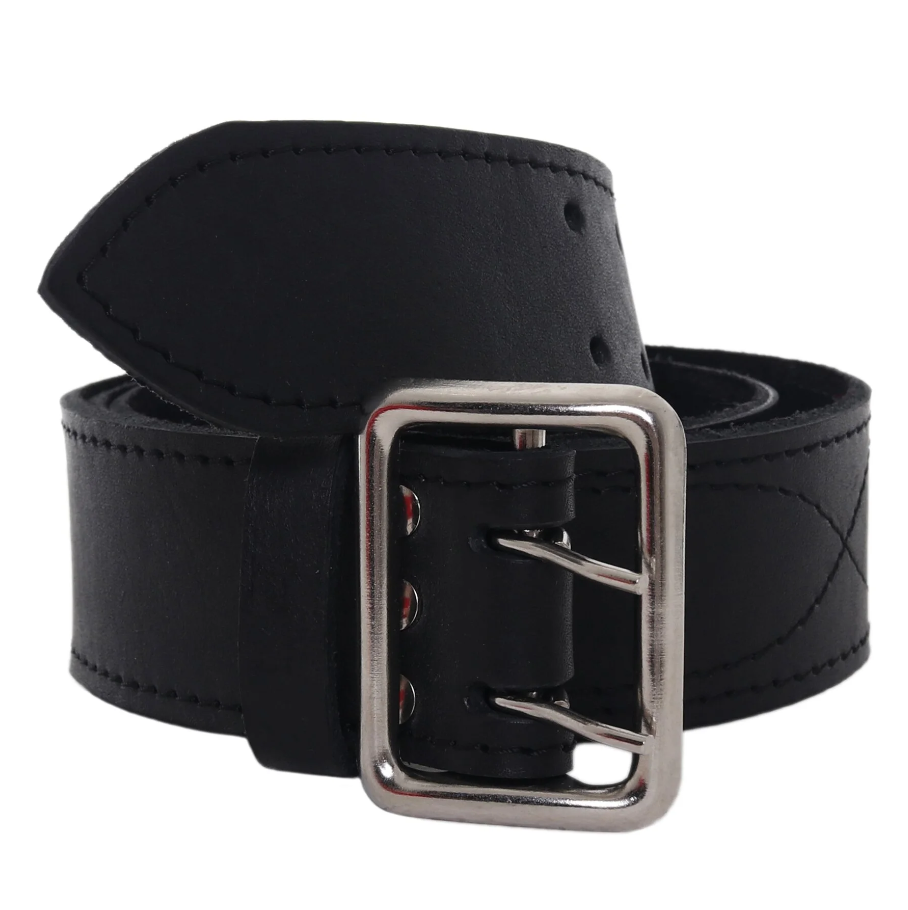Ремень с пряжкой Портупея военный кожа до 115 см Черный Ремень с пряжкой Портупея военный кожа до 115 см Черный
