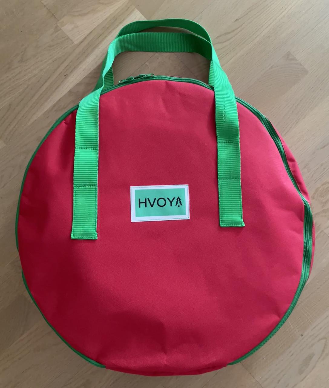 Чохол для зберігання новорічного декору HVOYA із ручками 50 см Червоний (CNT00010760)