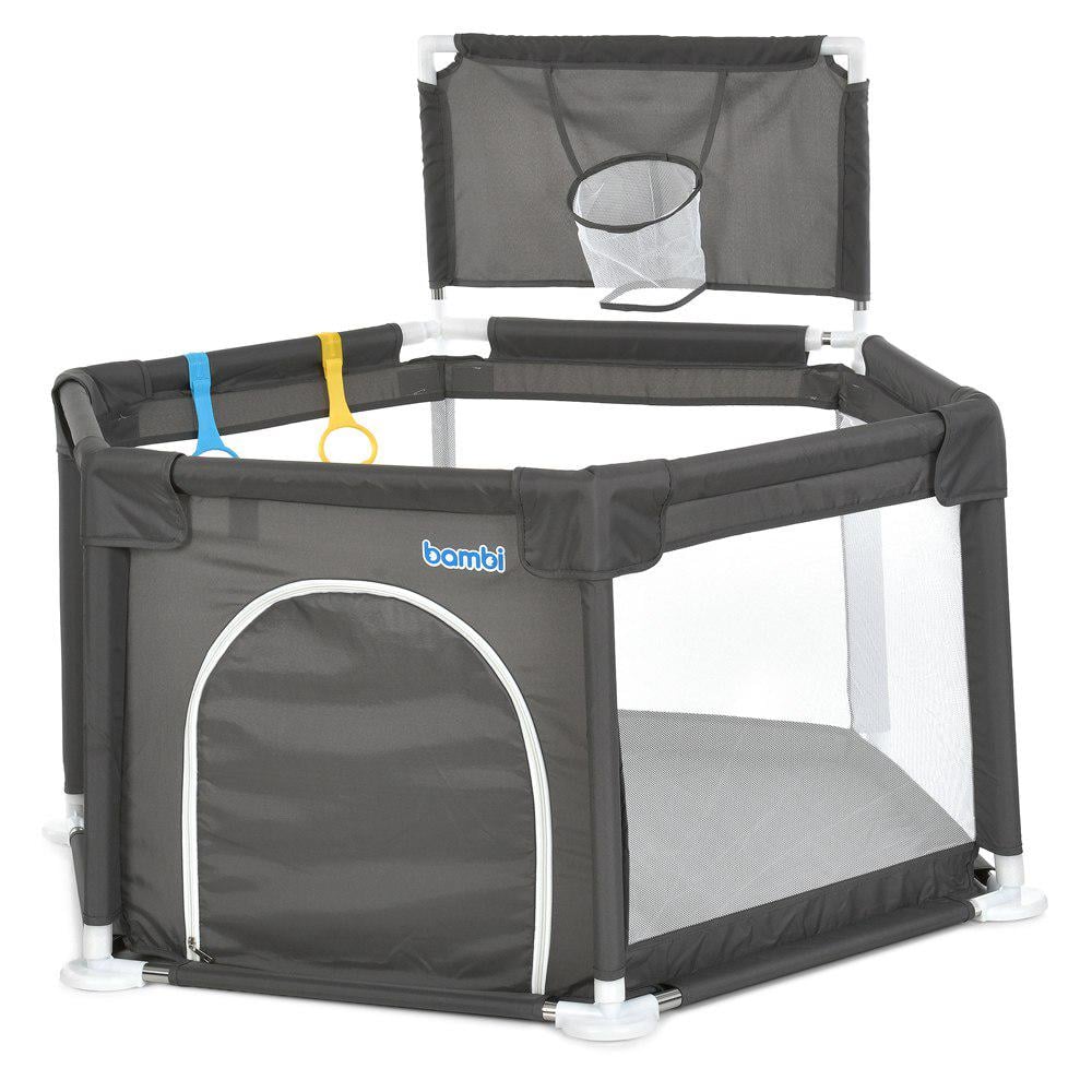Манеж Bambi MR 1340-G Oxford 150D Черный