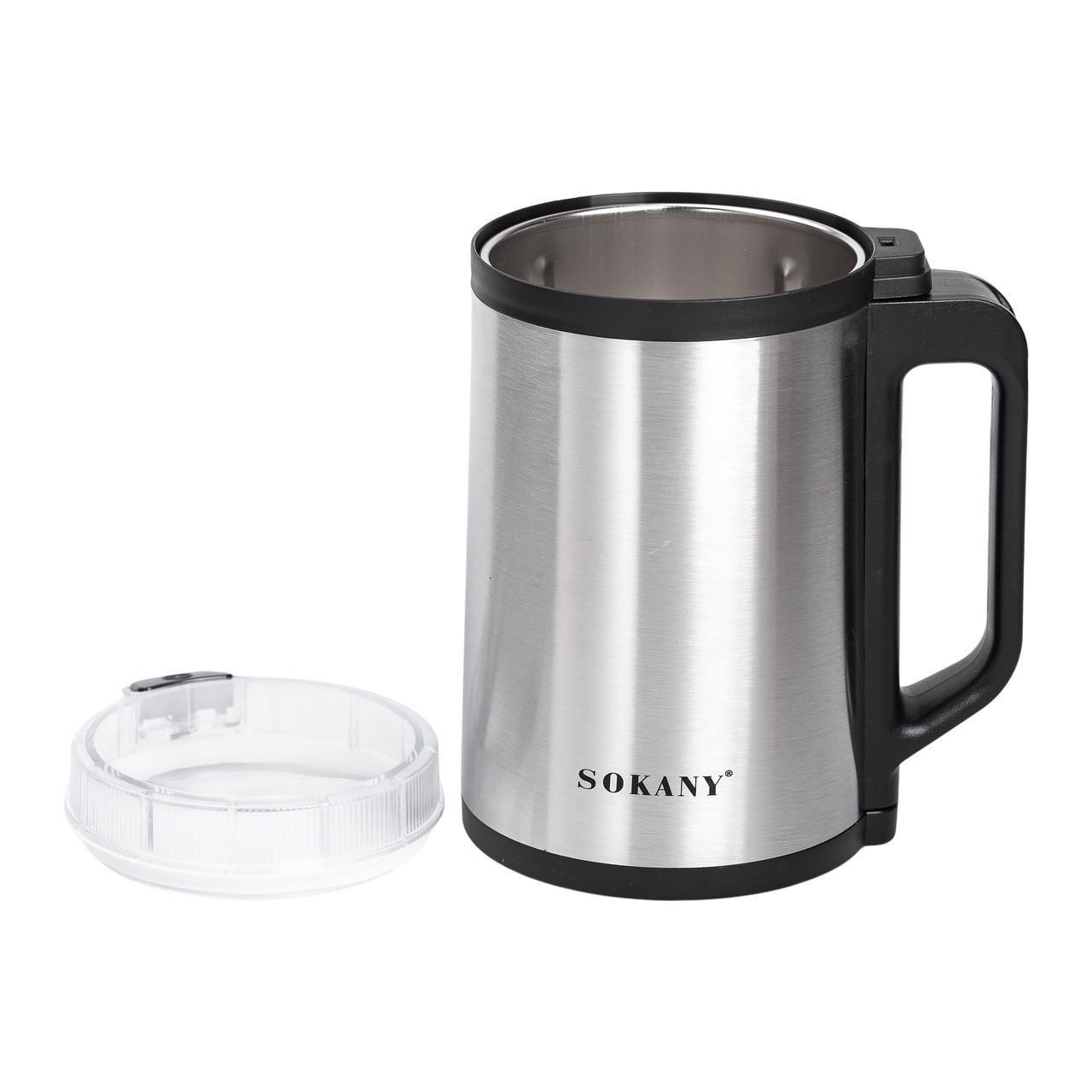 Кавомолка електрична Sokany SK-04021 для дрібного помолу із нержавіючої сталі 300 Вт автоматична 140 г (5873) - фото 3 Кавомолка електрична Sokany SK-04021 для дрібного помолу із нержавіючої сталі 300 Вт автоматична 140 г (5873) - фото 3