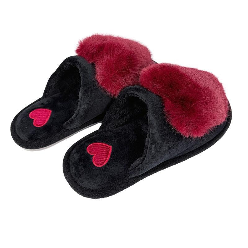 Тапочки комнатные женские меховые 10230-4 р. 37 23,5 см Черный - фото 4 Тапочки комнатные женские меховые 10230-4 р. 37 23,5 см Черный - фото 4