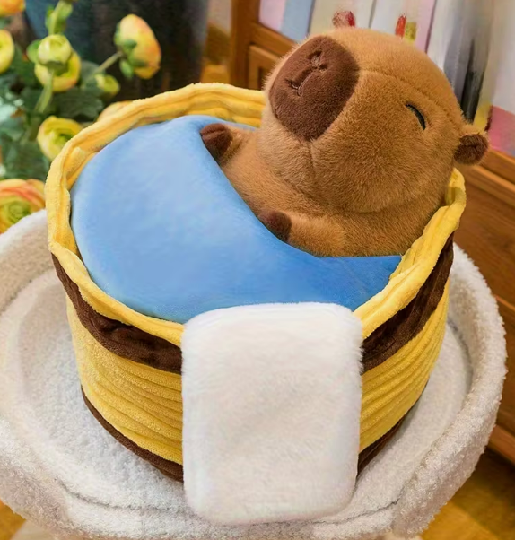 Мягкая игрушка плюшевая детская Капибара в ванной (2771457470)