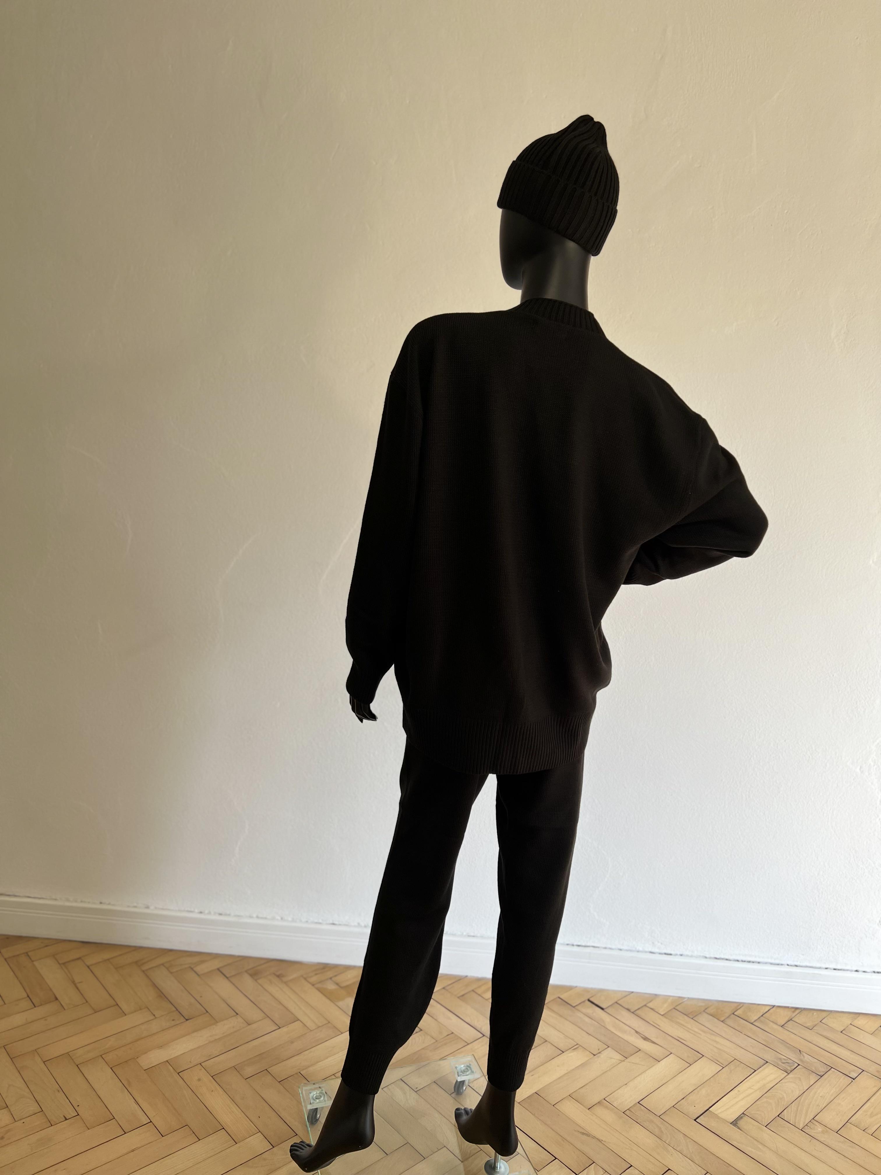 Кардиган вязаный на зиму-весну WALERI one size Черный - фото 3