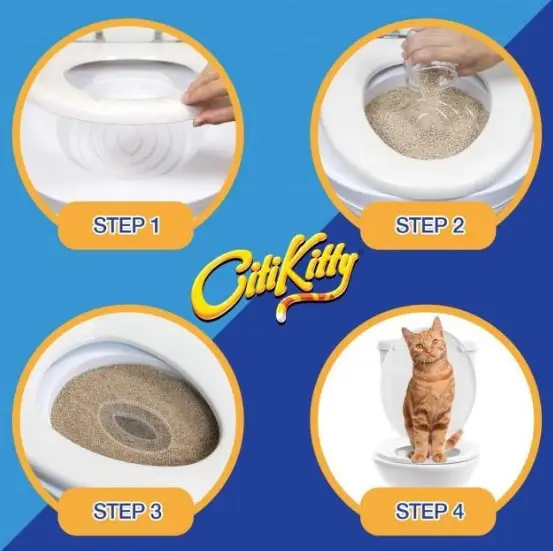 Система привчання кішок до унітаза, Citi Kitty Cat Toilet Training (27743318) - фото 9 Система привчання кішок до унітаза, Citi Kitty Cat Toilet Training (27743318) - фото 9
