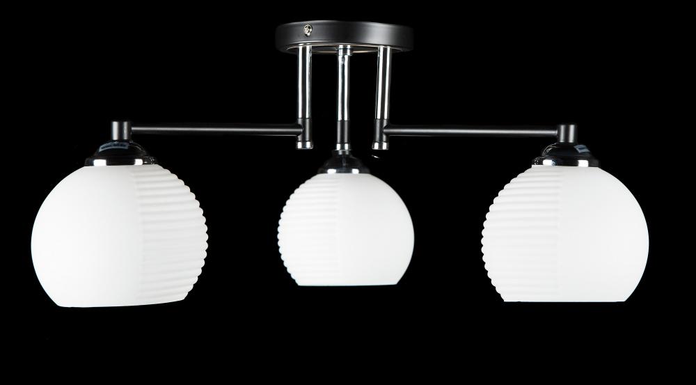 Люстра с плафонами Ray LGH60024/3 BK+CR (IR006220)