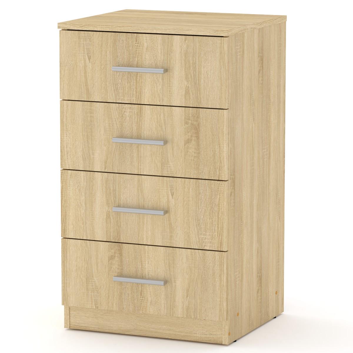 Комод для вещей Компанит 4А Дуб сонома (18023) - фото 1 Комод для вещей Компанит 4А Дуб сонома (18023) - фото 1