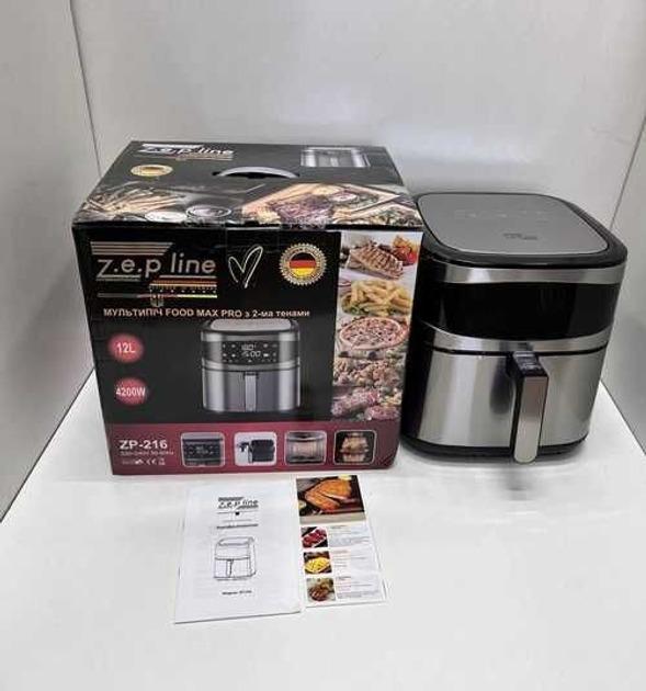 Аерогриль сенсорний Zepline на 2 тена 12 л 4200 W - фото 9 Аерогриль сенсорний Zepline на 2 тена 12 л 4200 W - фото 9