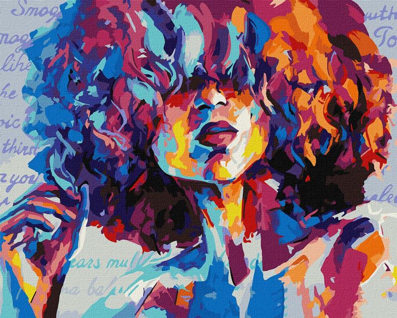 Картина за номерами Ідейка КН4845 Яскравий образ 40х50 см (L064846)