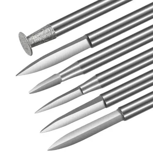 Комплект конусных фрез для работы с деревом 6 шт. (27676264) - фото 4