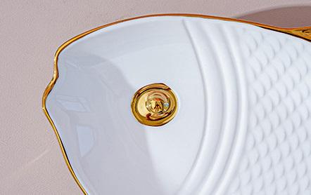 Блюдо Риба 14813 4х16х30,7 см Білий (4995141) - фото 4