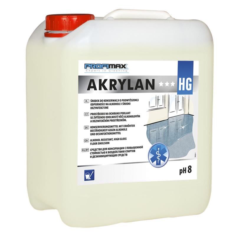 Средство полимерное Lakma PROFIMAX AKRYLAN HG для консервирования полов и придачи блеска с повышенной стойкостью к истиранию 5 л (3071)