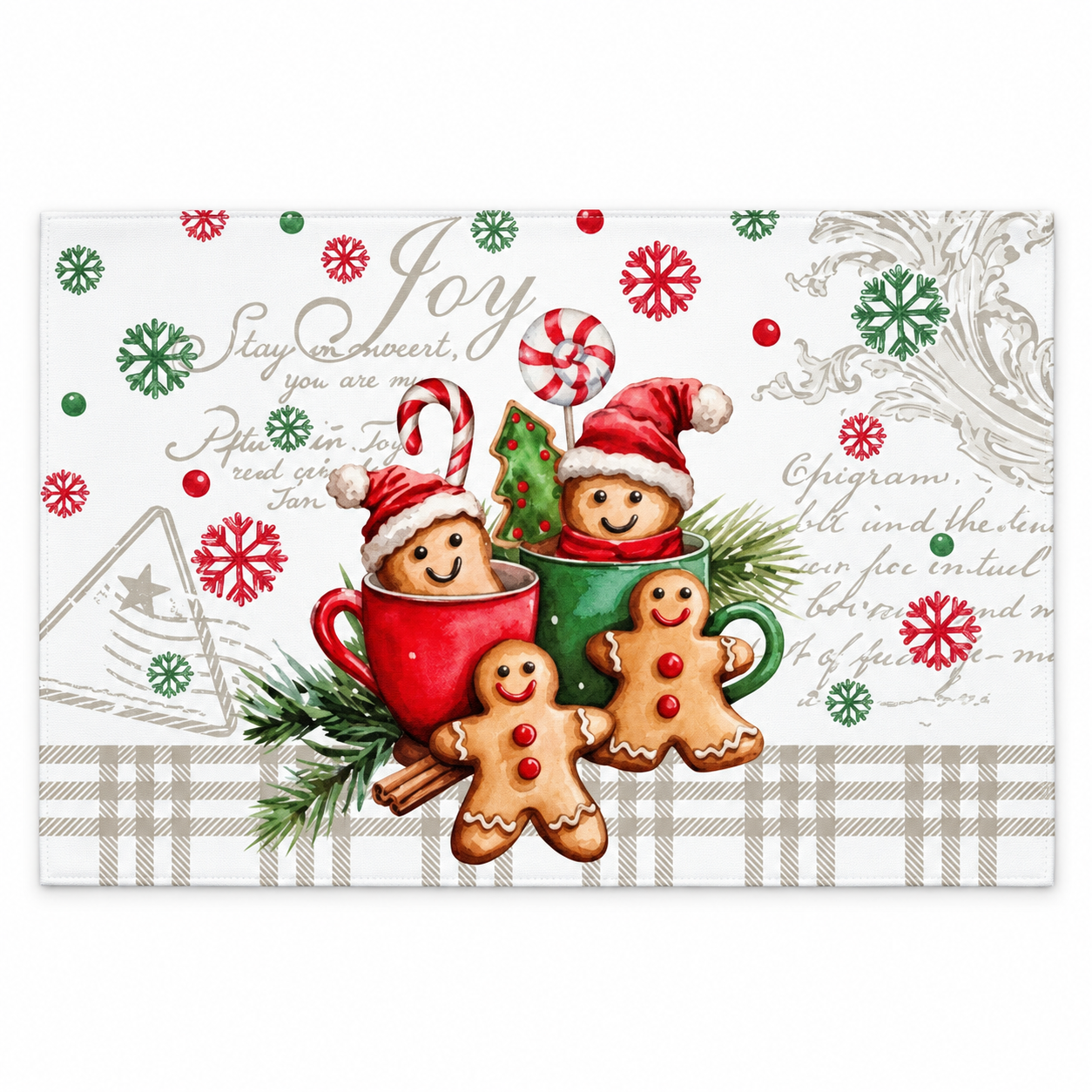 Набір серветок сервірувальних ARDESTO Christmas Cookies 2 шт. (ART15GB)