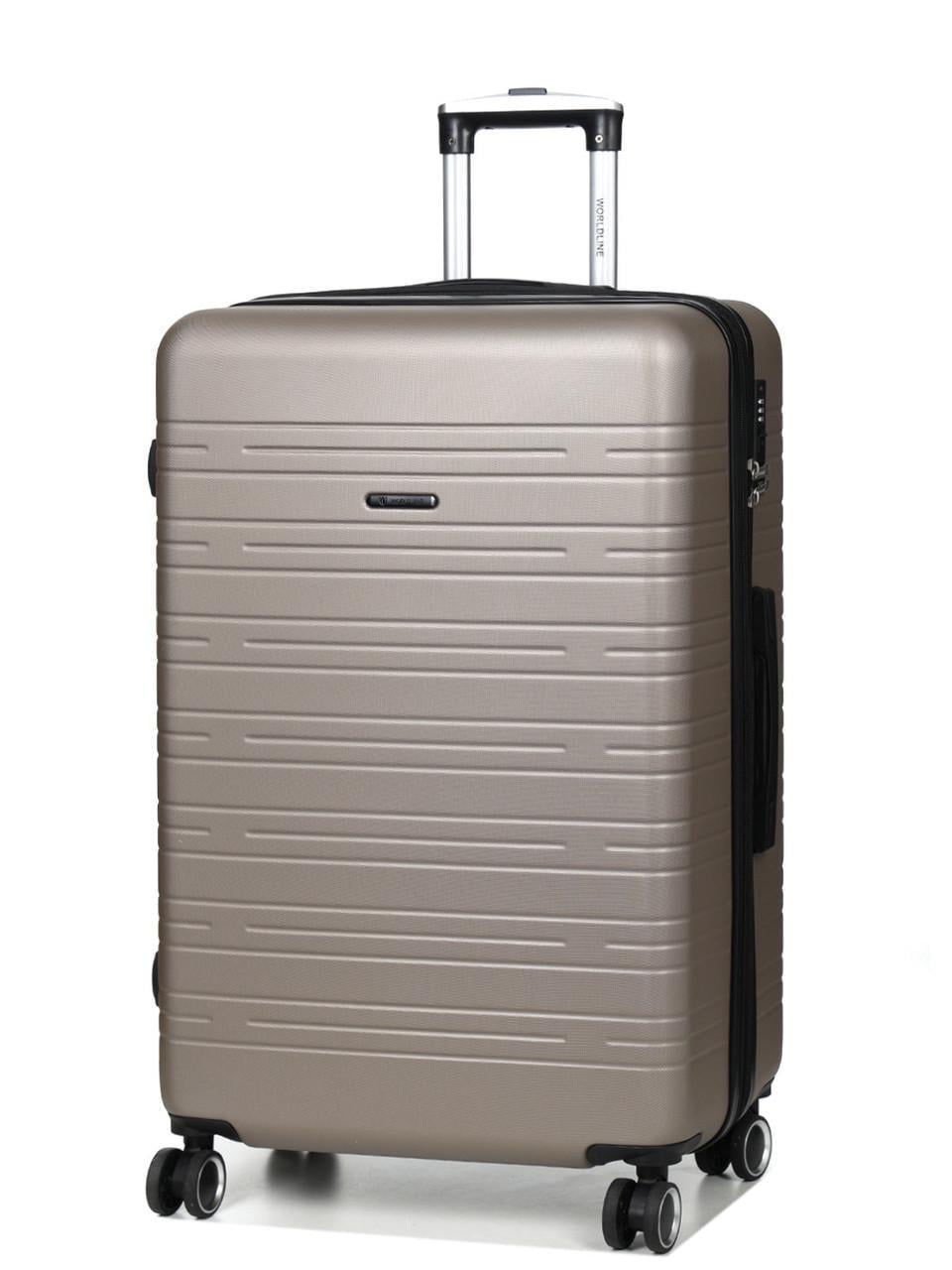 Чемодан Франция большая Worldline L 76х49х31+3 см 110 л 4,2 кг Шампань (627) Чемодан Франция большая Worldline L 76х49х31+3 см 110 л 4,2 кг Шампань (627)