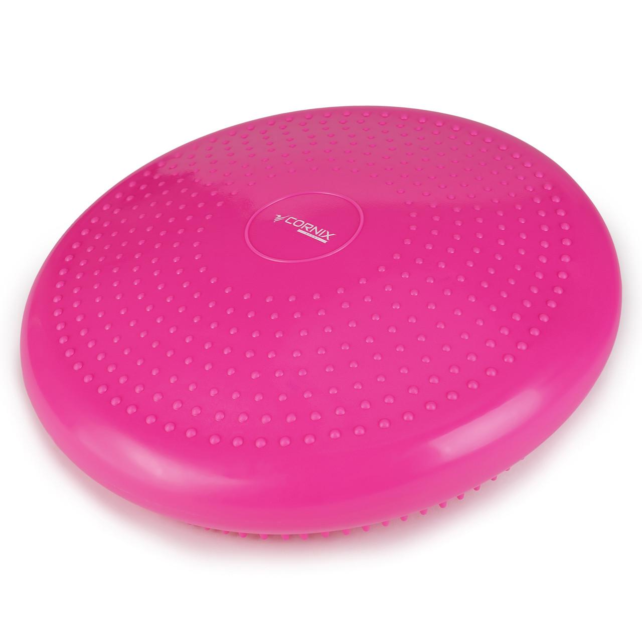 Масажна подушка-диск Cornix балансувальна/сенсомоторна 33 см XR-0055 Pink (2375564343)
