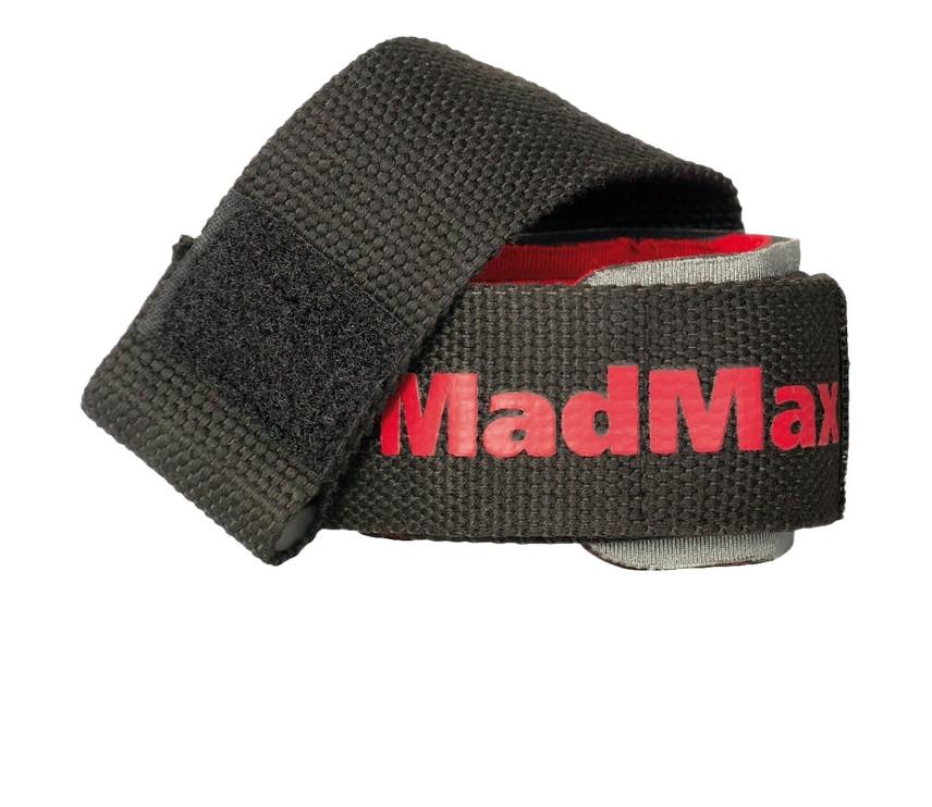 Лямки для тяги MadMax MFA-332 PWR Straps+ Black/Grey/Red (21398870) - фото 1