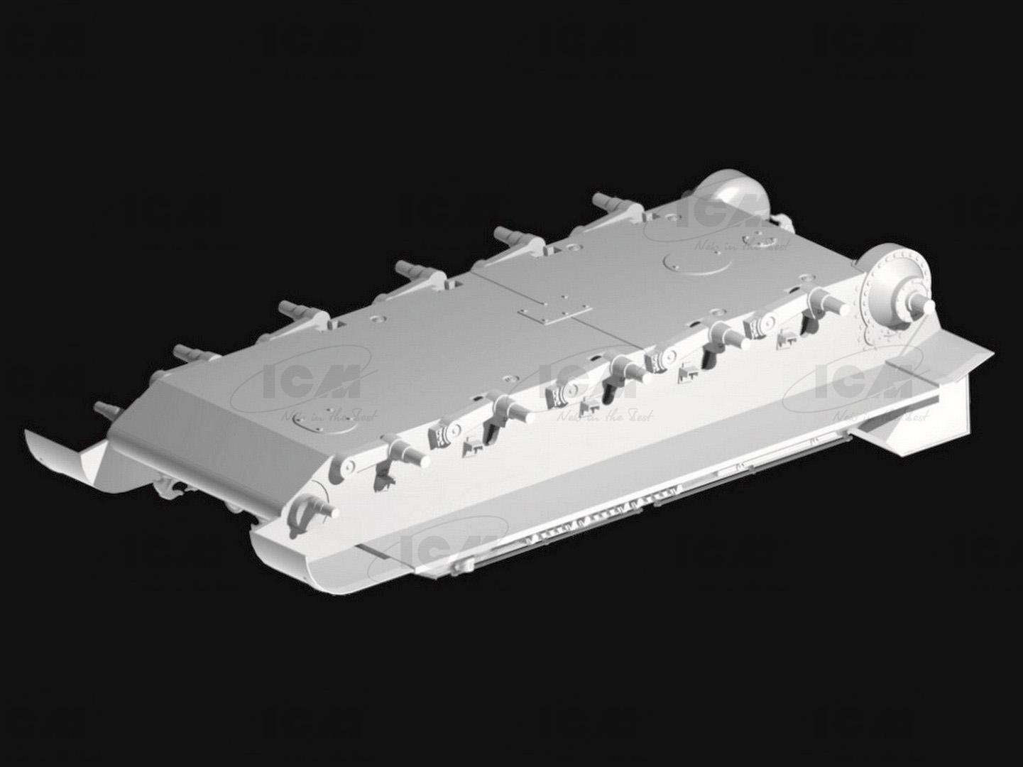 Збірна модель ICM Т-34/76 радянський середній танк 2 Світової війни виробництва почала 1943 р (35365) - фото 19