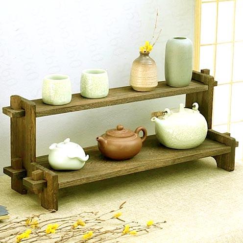 Полка настольная из дерева Атбасар 2 Мускат (ПСТ/202507)