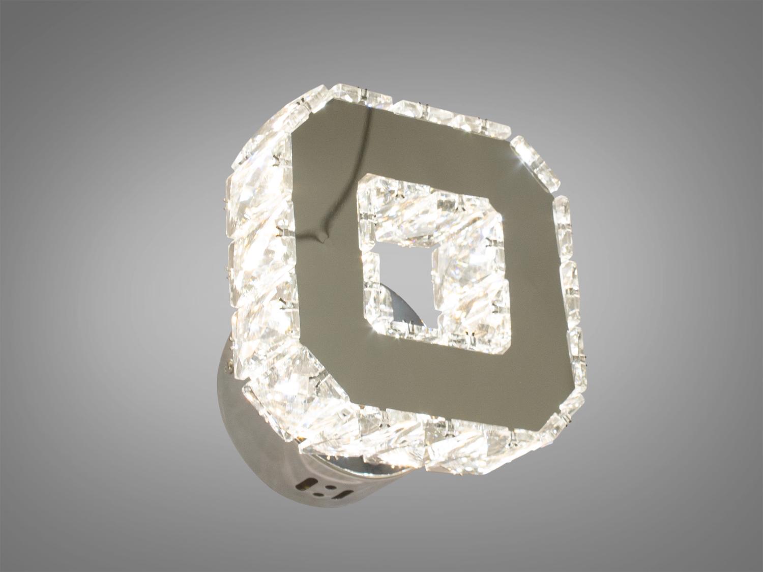 Светильник настенный хрустальный LED 6 Вт Хром (9603HR)
