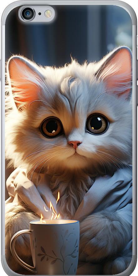 Чехол на iPhone 6s Plus White cat (5646u-91-42517)