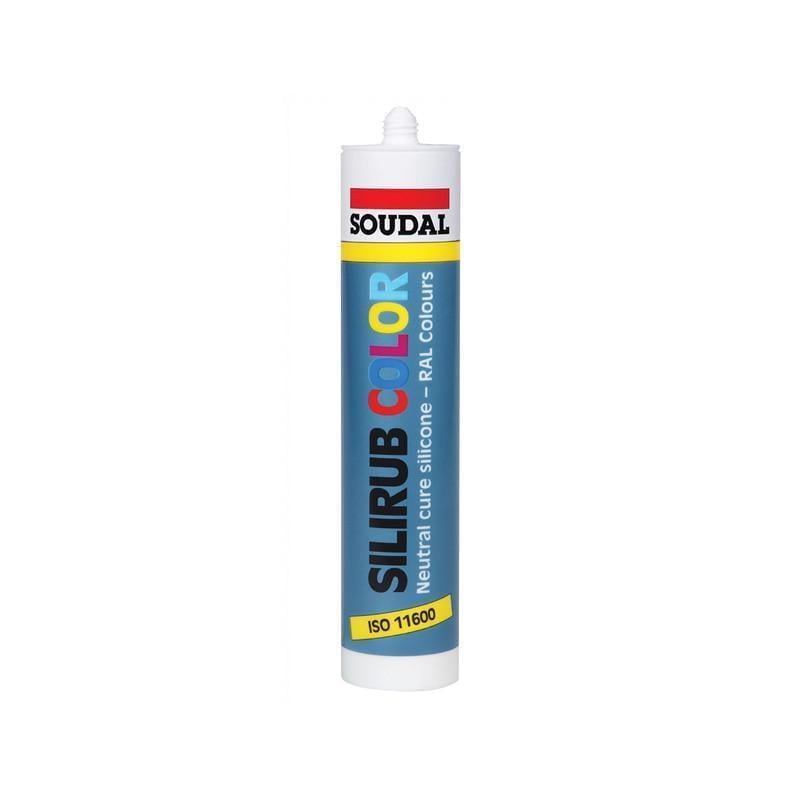 Герметик силиконовый SOUDAL Silirub Color 300 мл 3 шт. RAL7022 Серый умбра (000020000000032018)