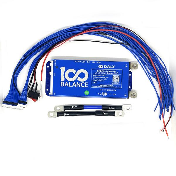 Плата Smart BMS DALY 8-24S100A without CAN +1А active balancе+BT - фото 2