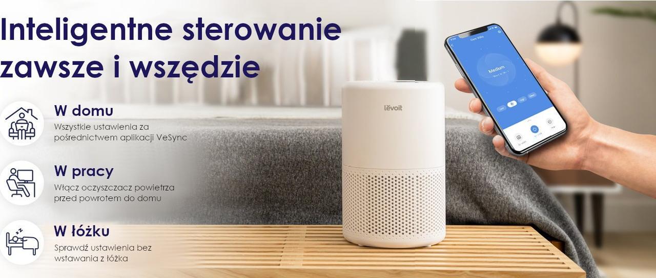 Очищувач повітря Levoit Smart Air Purifier Core 200S White (HEAPAPLVSEU0064) - фото 4 Очищувач повітря Levoit Smart Air Purifier Core 200S White (HEAPAPLVSEU0064) - фото 4