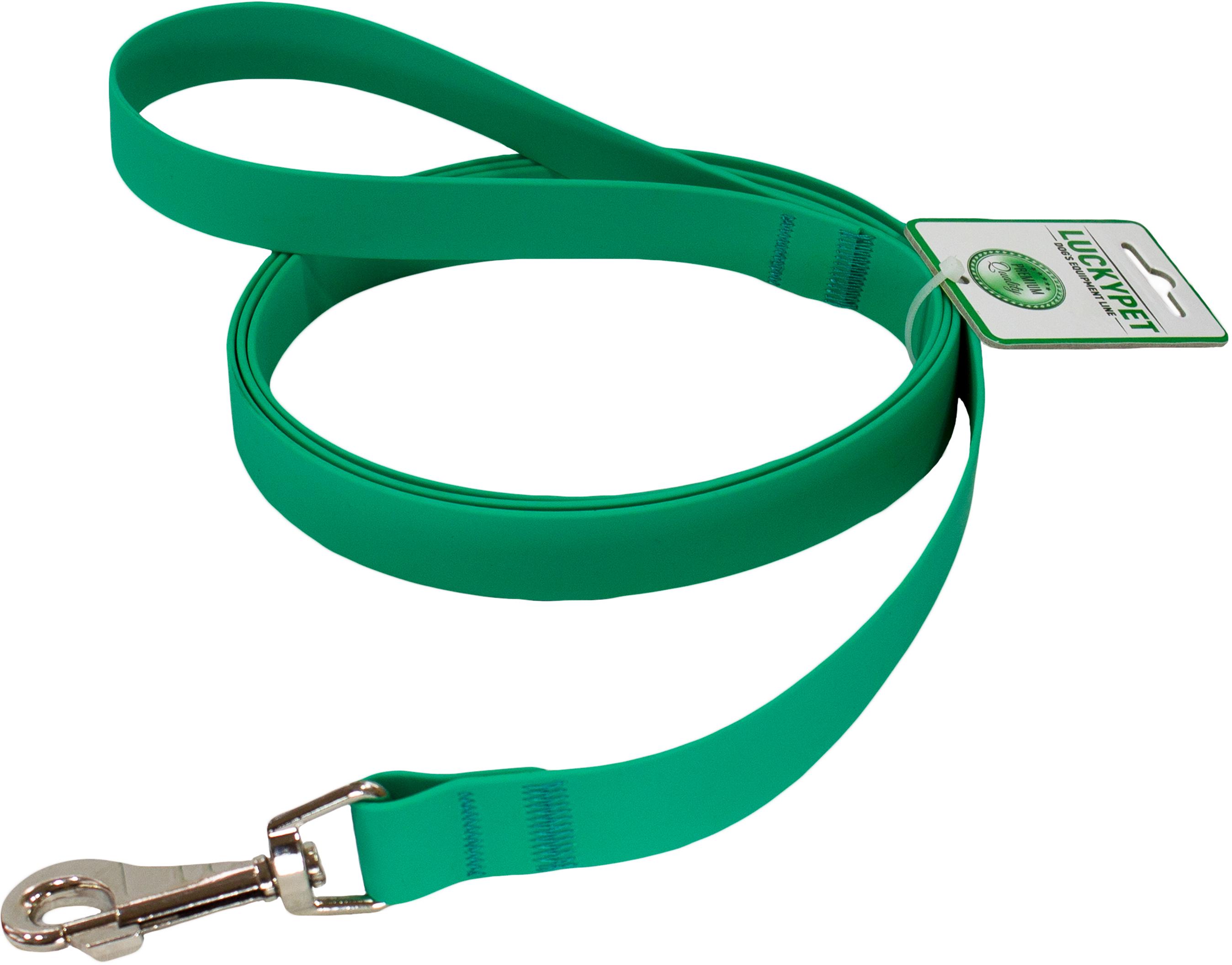 Поводок Lucky Pet из водонепроницаемой ленты 2,5x120 см Мятный (4820224216577)