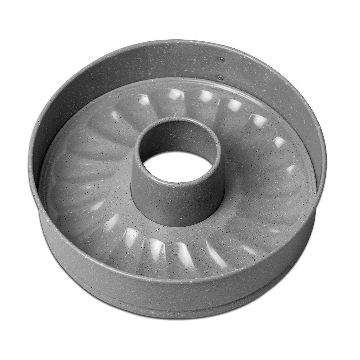 Форма роз'ємна Kamille KM-6023 зі змінним дном і антипригарним покриттям мармур 26 см Сірий (29-84-6023)