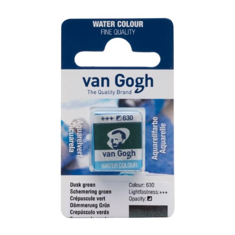 Акварельная краска Van Gogh кювета 1,5 мл 630 Зеленый сумеречный (20866301)