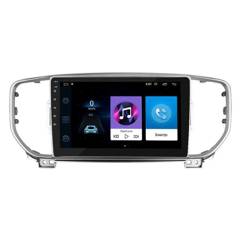Магнитола штатная Lesko для Kia Sportage IV Restyling 2018-н.в. экран 9" 1/16Gb/ Wi-Fi Optima GPS Android