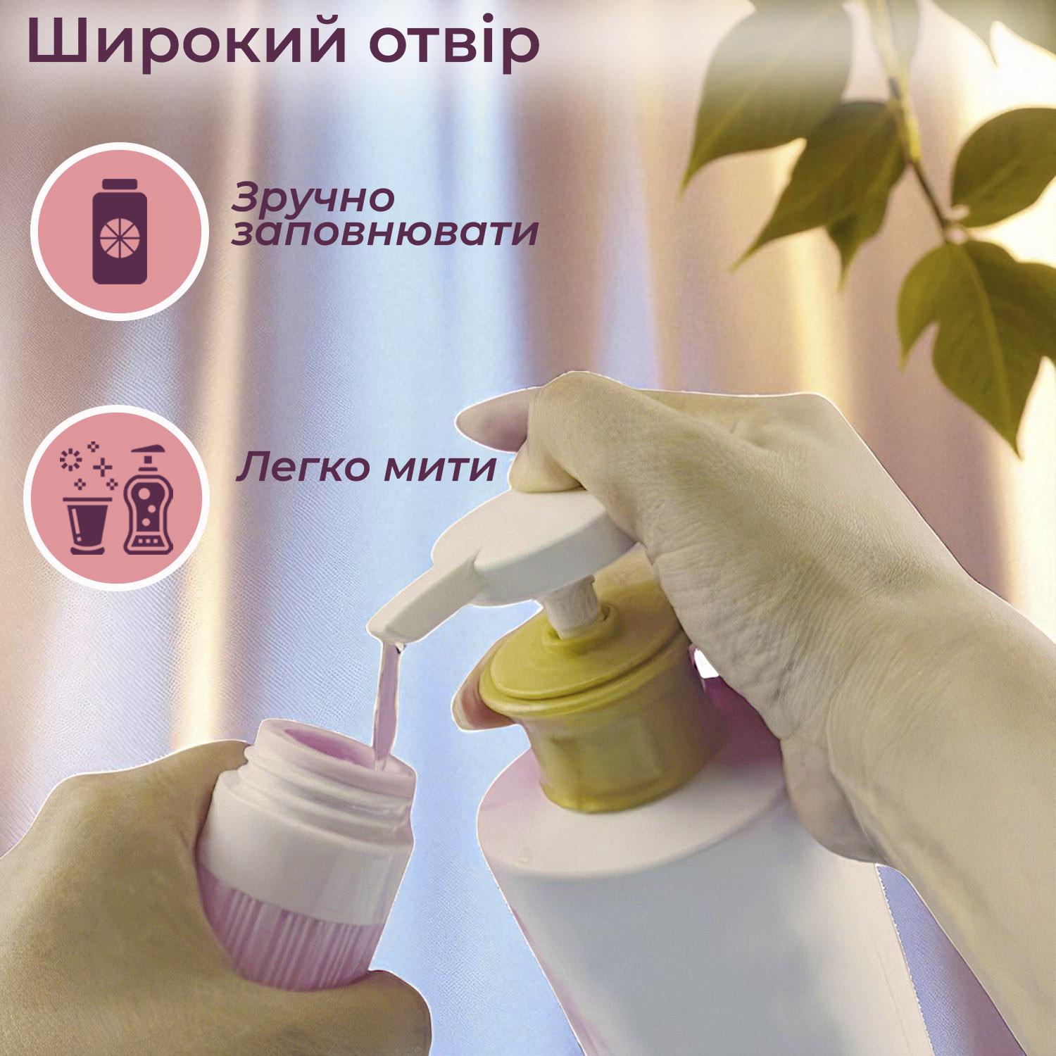 Дорожный набор флаконов для косметики Univerza силиконовый 4 шт. по 90 мл Зеленый - фото 6