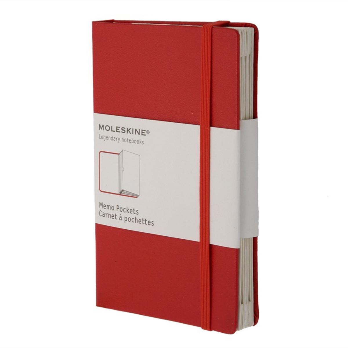 Блокнот Moleskine Portfolio карманный 9х14 см красный (9788862930314)