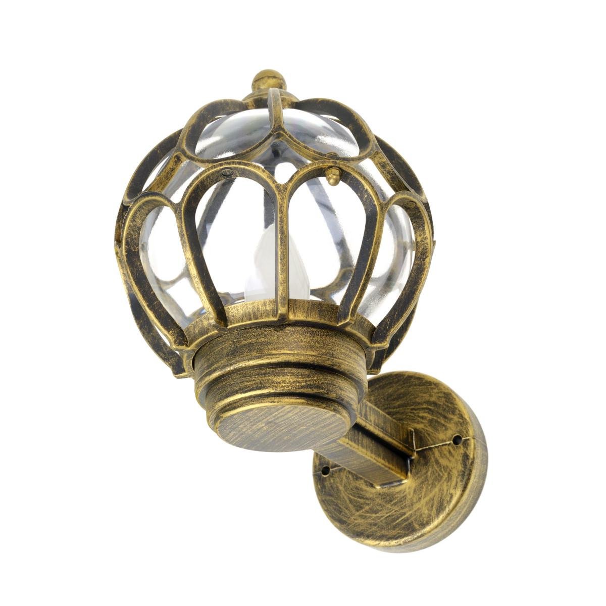 Светильник настенный фасадный Brille IP23 GL-94P A small AB (34-357)