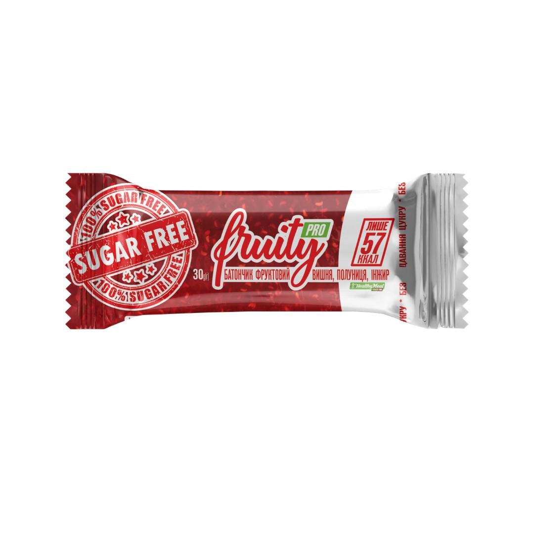 Батончик Power Pro Fruity Pro вишня/клубника/инжир 30 г без сахара