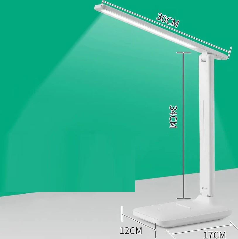 Настольная лампа светодиодная с часами/календарем и подставкой для телефона Rotary Table Lamp с термометром Белый (724) - фото 2 Настольная лампа светодиодная с часами/календарем и подставкой для телефона Rotary Table Lamp с термометром Белый (724) - фото 2