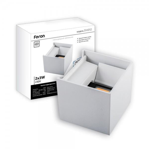 Світильник фасадний вуличний Feron DH012 6 Вт 4000К Білий (11871) - фото 8