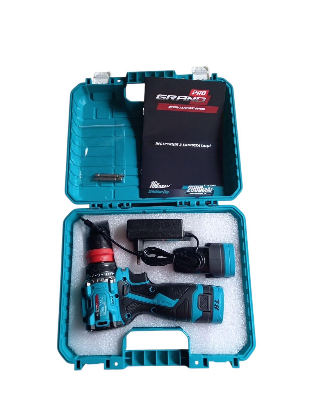 Шуруповерт аккумуляторный grand ДА-16DFR BL (26861467) - фото 7 Шуруповерт аккумуляторный grand ДА-16DFR BL (26861467) - фото 7